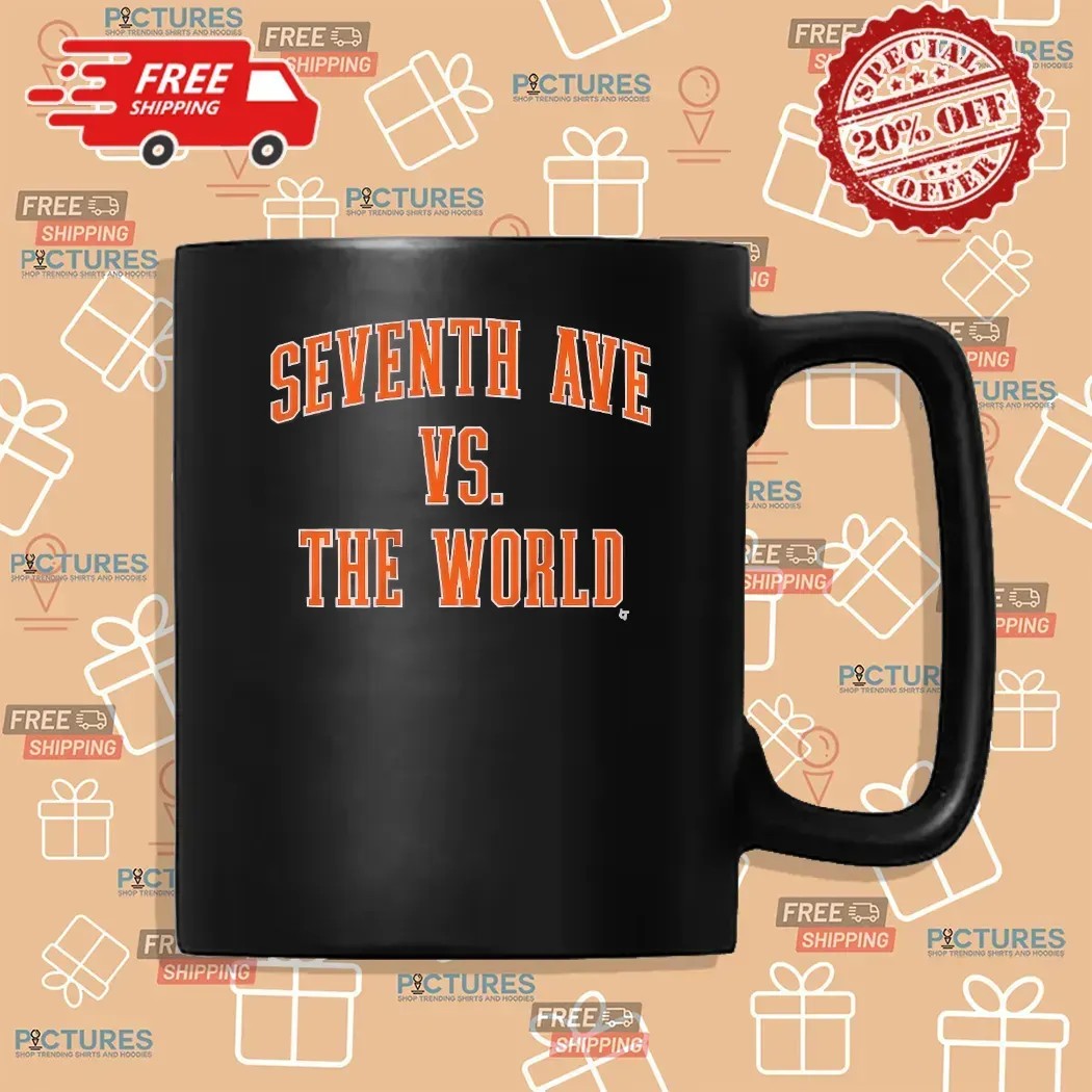 New York Knicks Basketball Seventh Ave Vs The World T Shirt