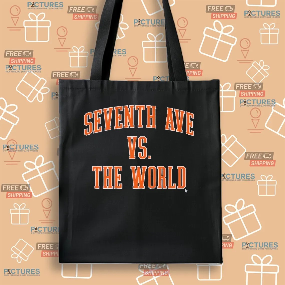 New York Knicks Basketball Seventh Ave Vs The World T Shirt