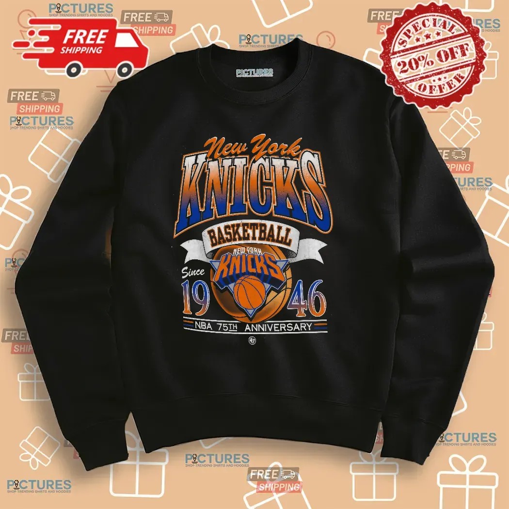 New York Knicks Basketball Since 1946 NBA 75th Anniversary City Edition T Shirt
