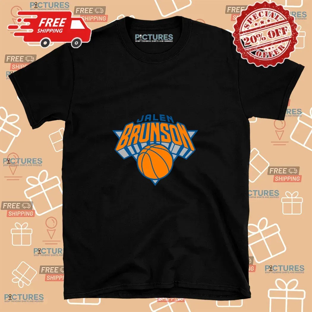 New York Knicks Basketball Star Jalen Brunson Logo Fans T Shirt