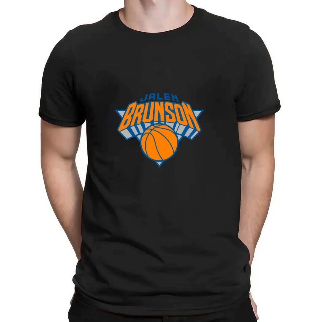 New York Knicks Basketball Star Jalen Brunson Logo Fans T Shirt