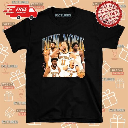 New York Knicks Basketball Team Graphic Vintage Bootleg T Shirt