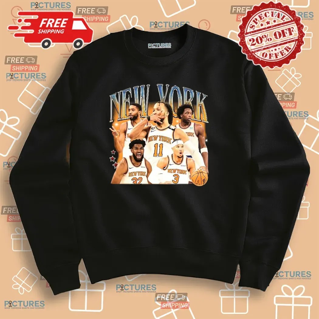 New York Knicks Basketball Team Graphic Vintage Bootleg T Shirt