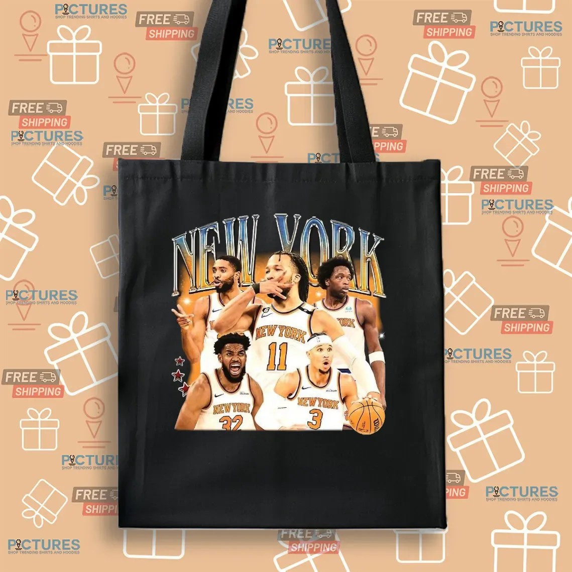 New York Knicks Basketball Team Graphic Vintage Bootleg T Shirt