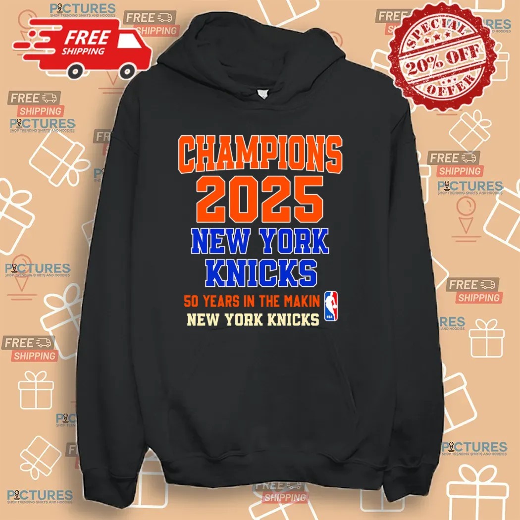 New York Knicks Champions 2025 50 Years In The Making T Shirt