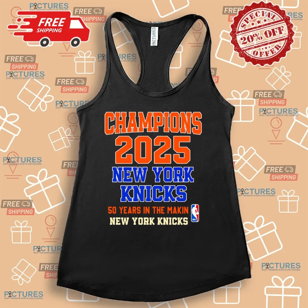 New York Knicks Champions 2025 50 Years In The Making T Shirt