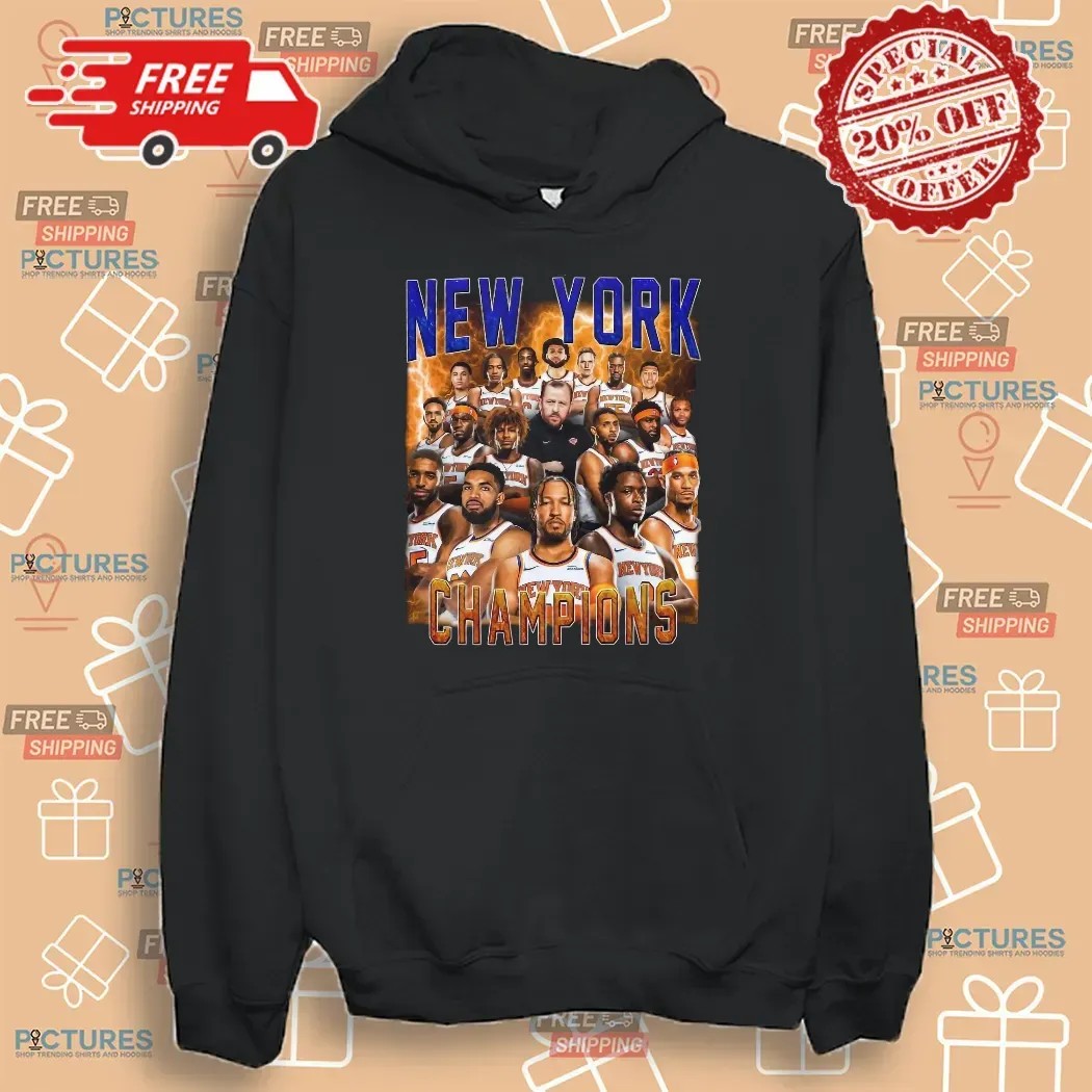 New York Knicks Champs 2025 Full Team Players Vintage Bootleg T Shirt