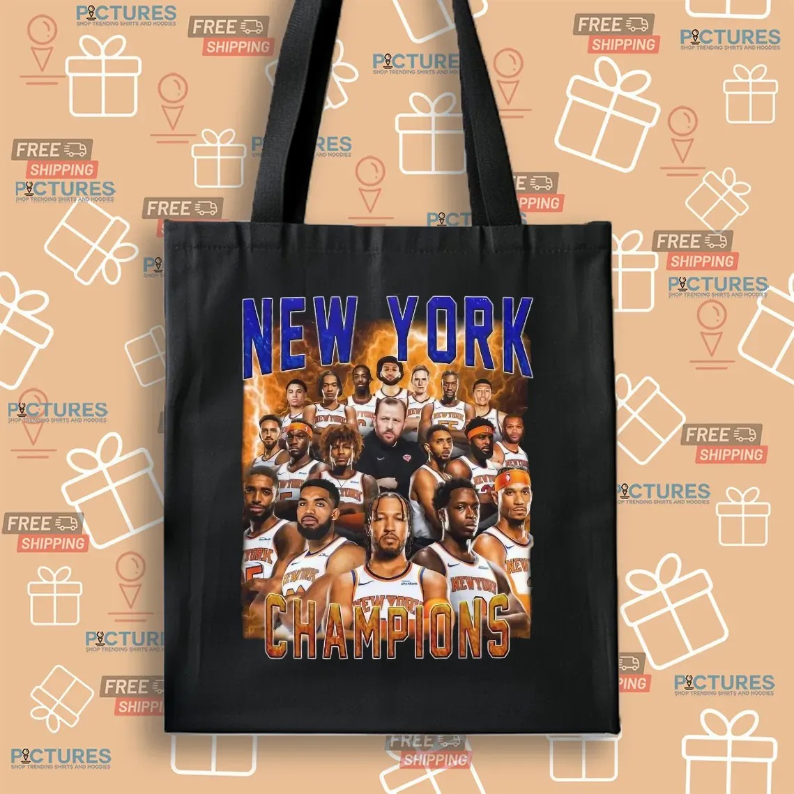 New York Knicks Champs 2025 Full Team Players Vintage Bootleg T Shirt