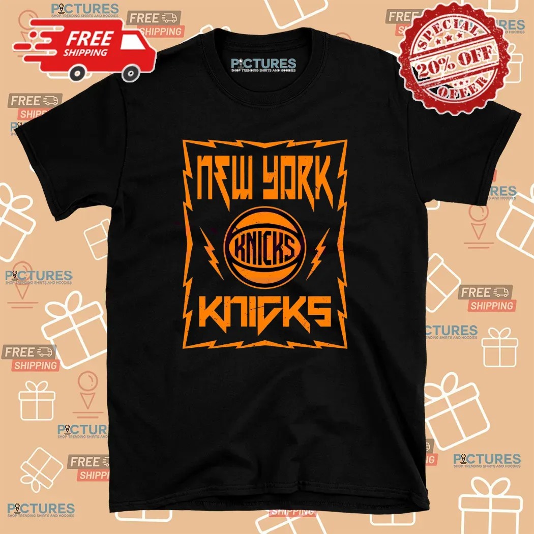 New York Knicks Distressed Rock & Roll T Shirt