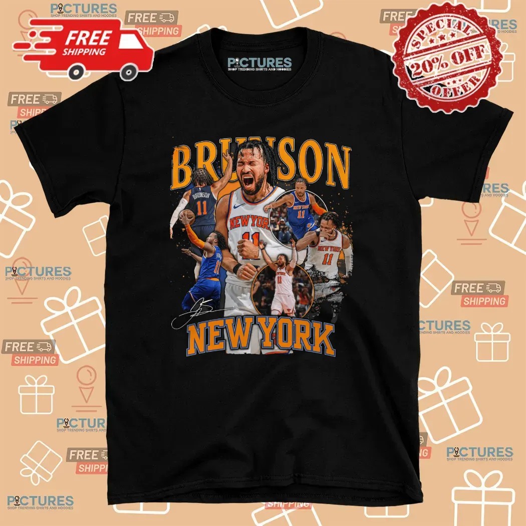 New York Knicks Jalen Brunson Crossroads Vintage Bootleg T Shirt