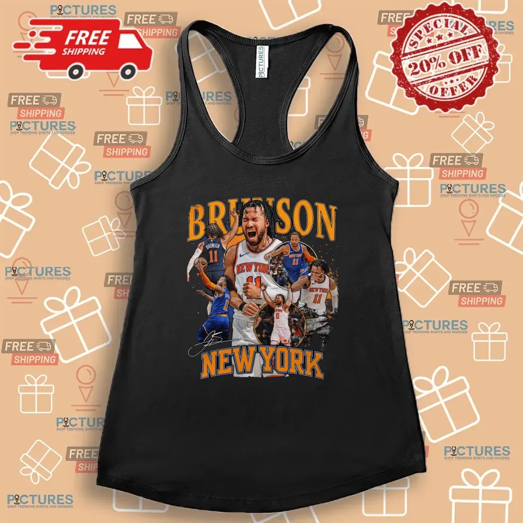 New York Knicks Jalen Brunson Crossroads Vintage Bootleg T Shirt