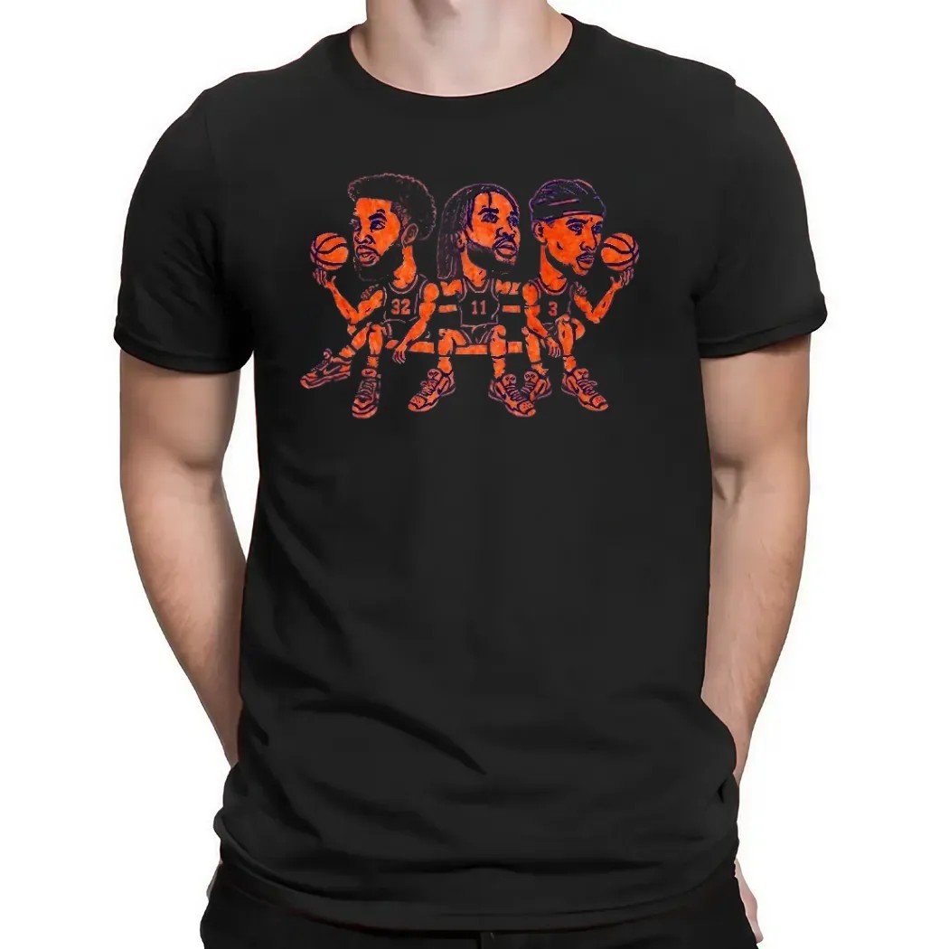 New York Knicks Karl Anthony Towns Jalen Brunson Josh Hart T Shirt