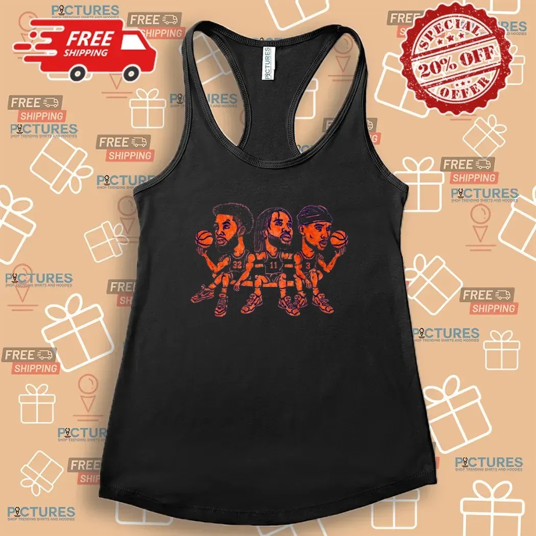 New York Knicks Karl Anthony Towns Jalen Brunson Josh Hart T Shirt