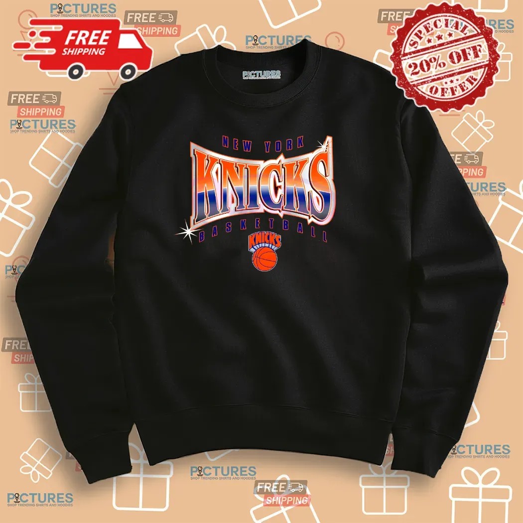 New York Knicks Mitchell Ness Worldwide Collection Glow Up T Shirt