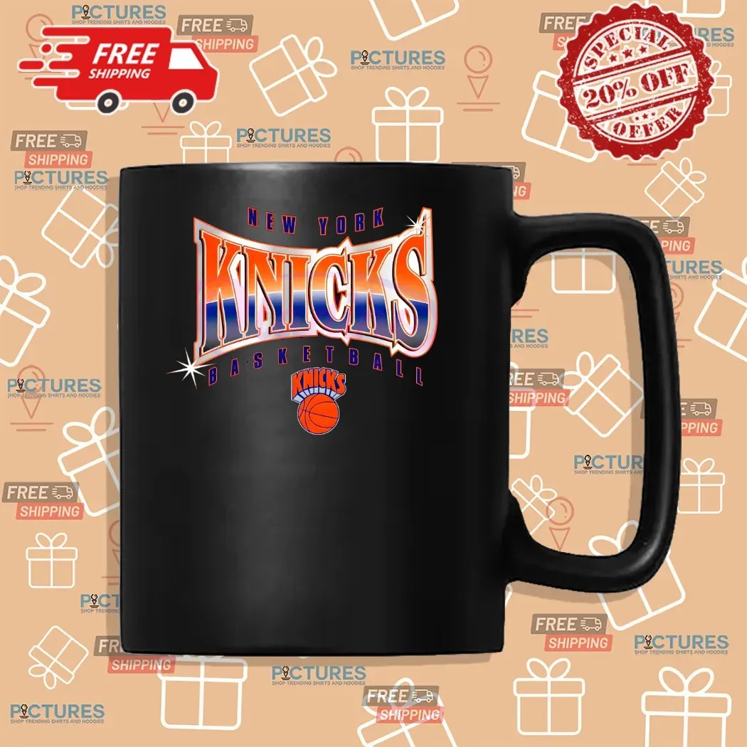 New York Knicks Mitchell Ness Worldwide Collection Glow Up T Shirt