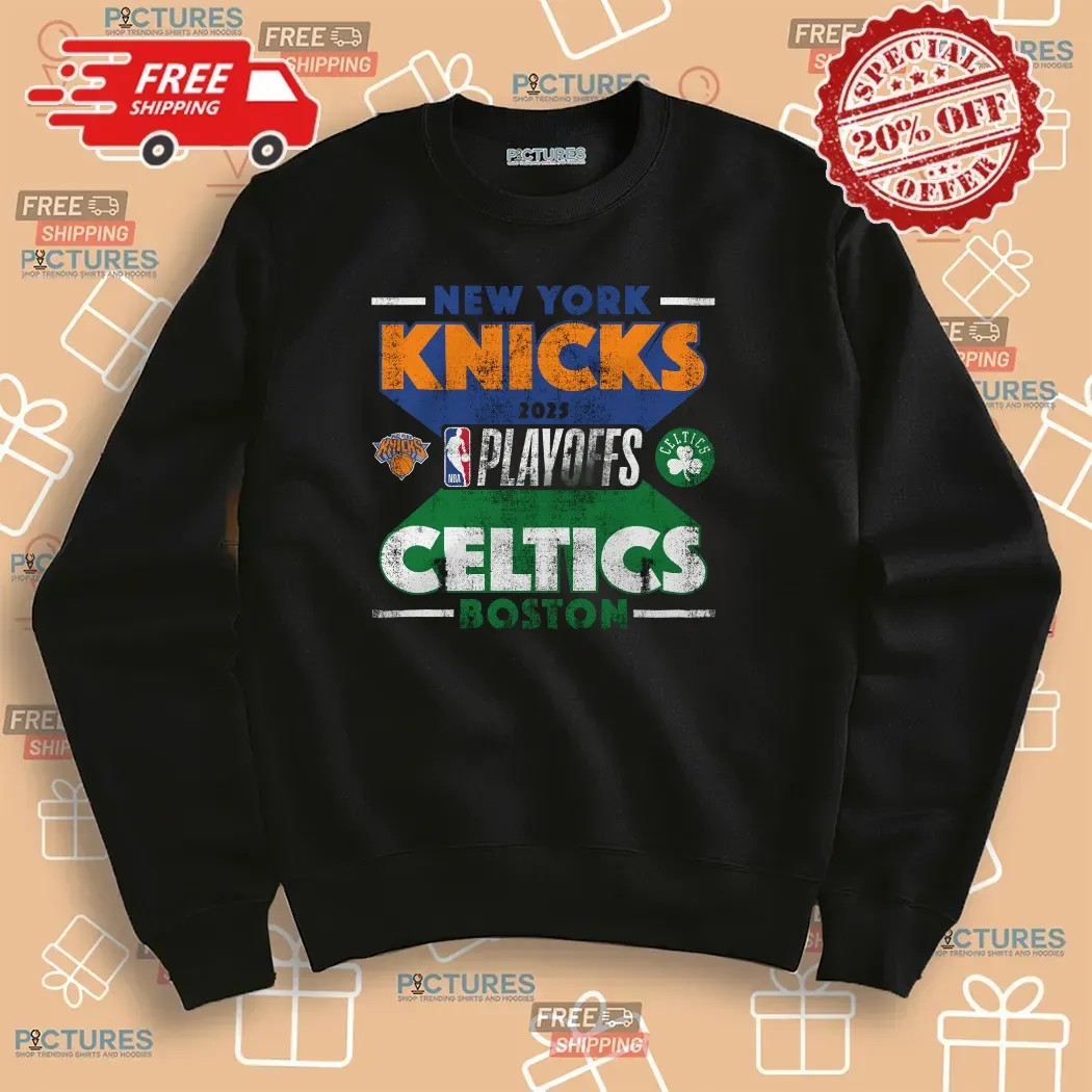 New York Knicks Vs Boston Celtics 2025 NBA Playoffs Final T Shirt