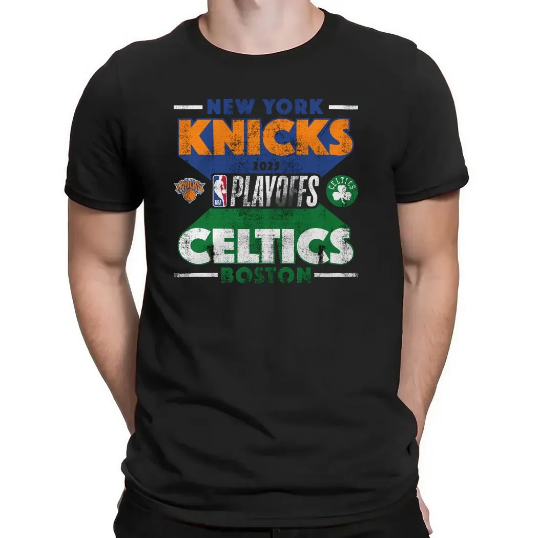 New York Knicks Vs Boston Celtics 2025 NBA Playoffs Final T Shirt