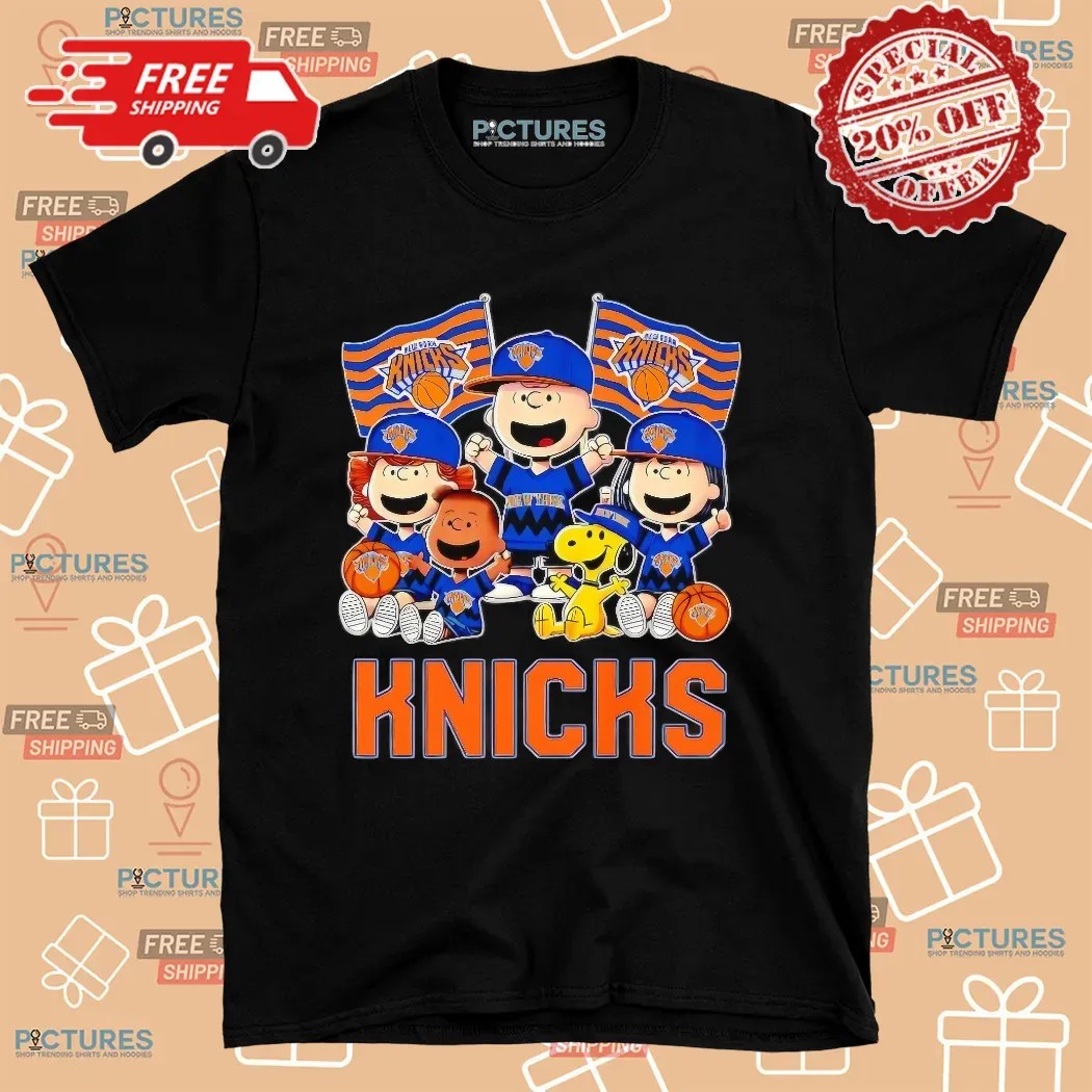 New York Knicks X Charlie Brown And Friends T Shirt