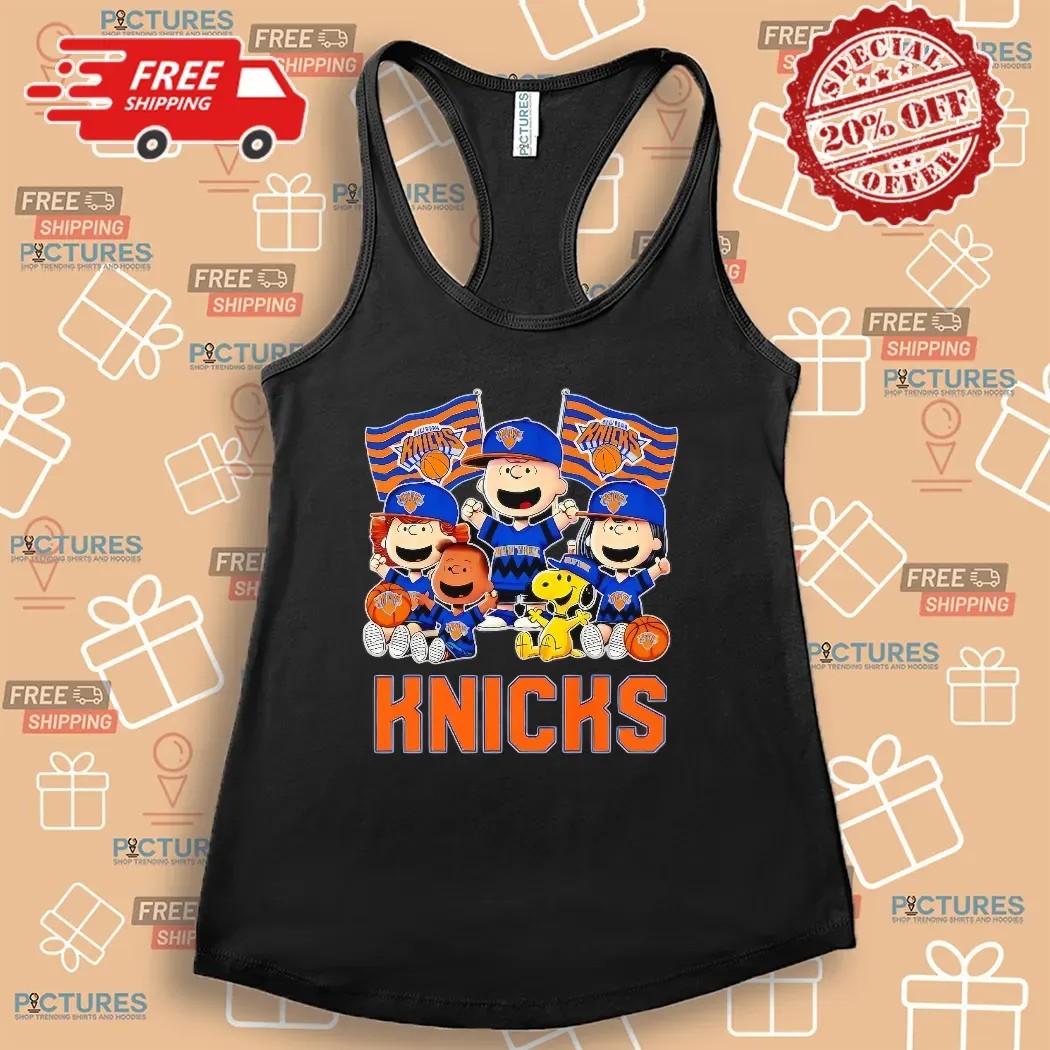 New York Knicks X Charlie Brown And Friends T Shirt