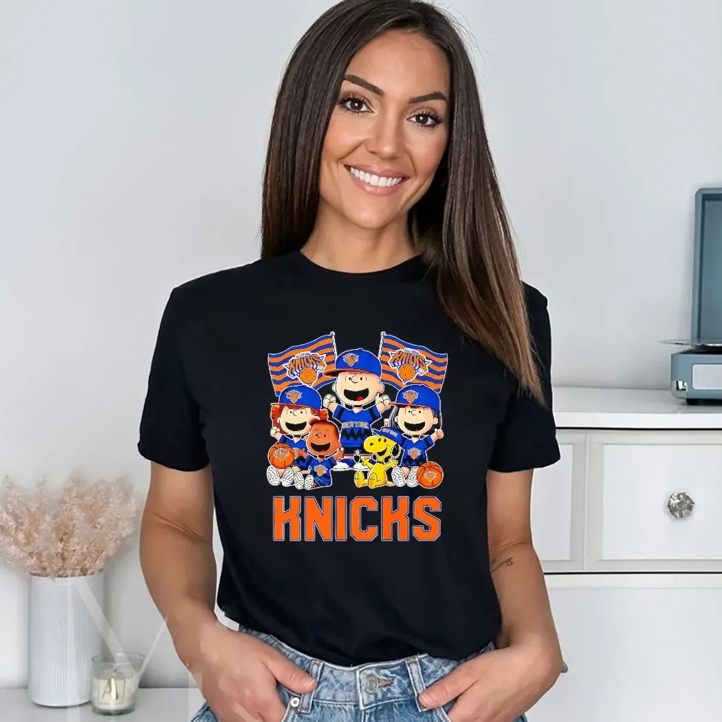 New York Knicks X Charlie Brown And Friends T Shirt
