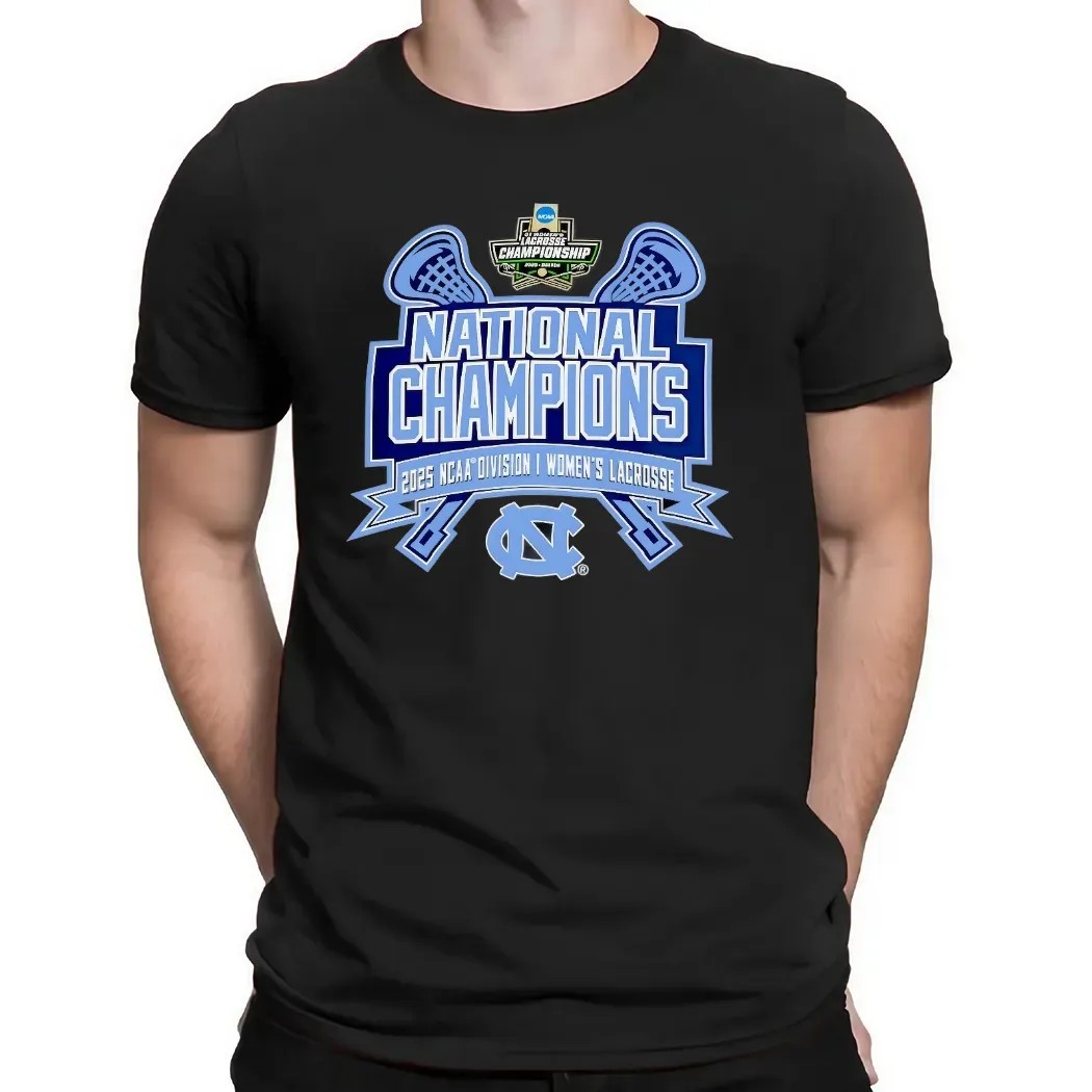 North Carolina Tar Heels National Champions 2025 NCAA Division I Women's Lacrosse T Shirt
