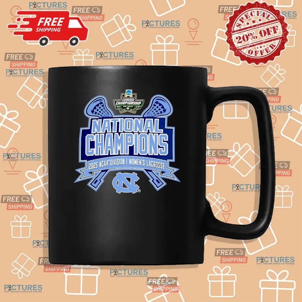 North Carolina Tar Heels National Champions 2025 NCAA Division I Women's Lacrosse T Shirt