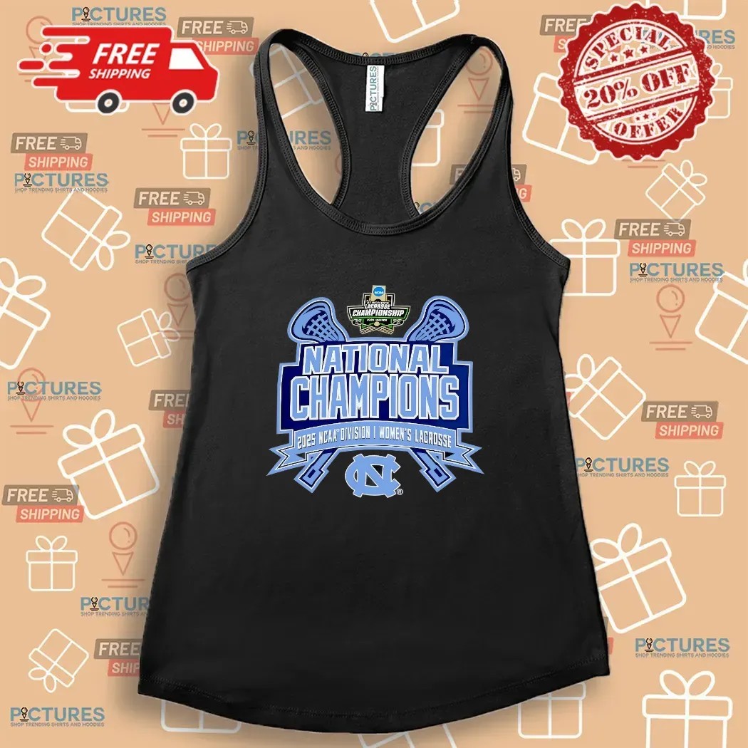 North Carolina Tar Heels National Champions 2025 NCAA Division I Women's Lacrosse T Shirt