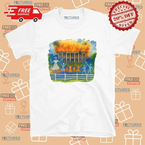 Nottoway Plantation Fire Juneteenth 1865 T Shirt