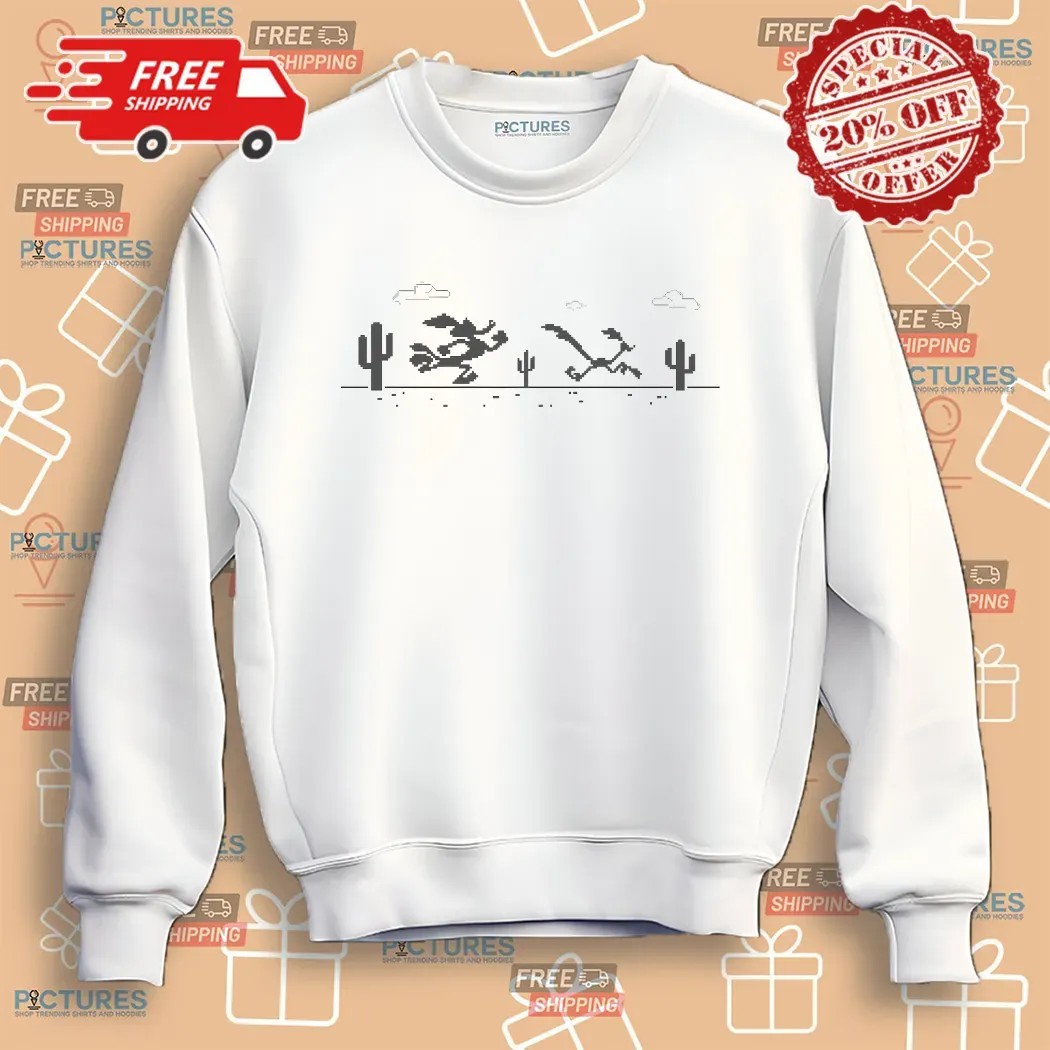Offline Persecution Dinosaur Game Shirt