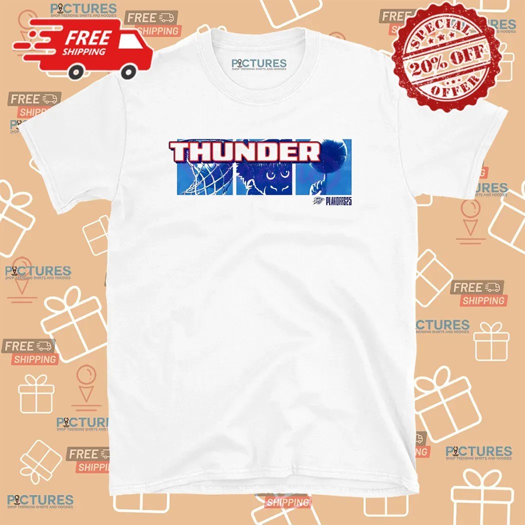 Oklahoma City Thunder 2025 Playoff Block T Shirt