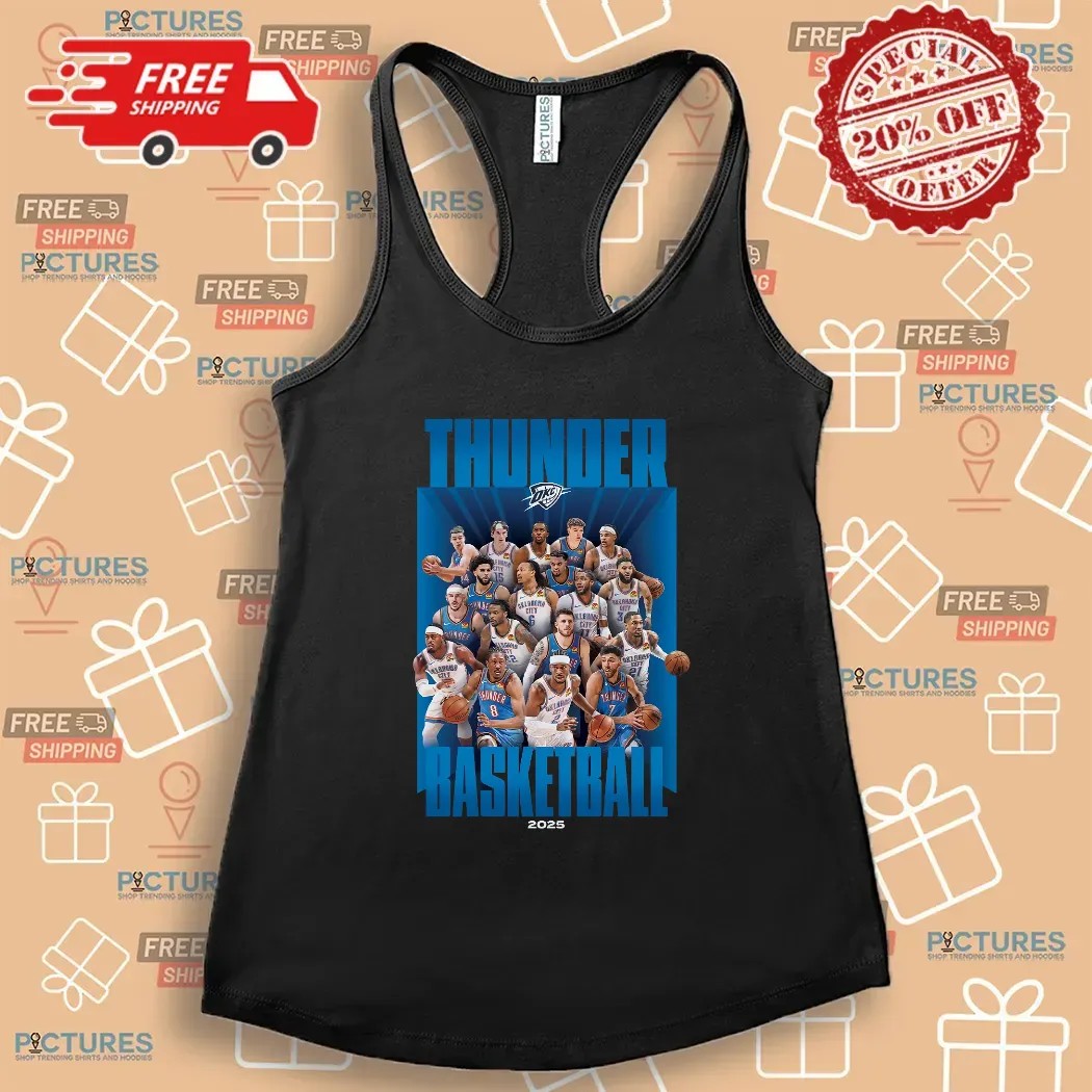 T-shirt NBA Oklahoma City Thunder Playoffs 2024 - Taille XL - Bleu