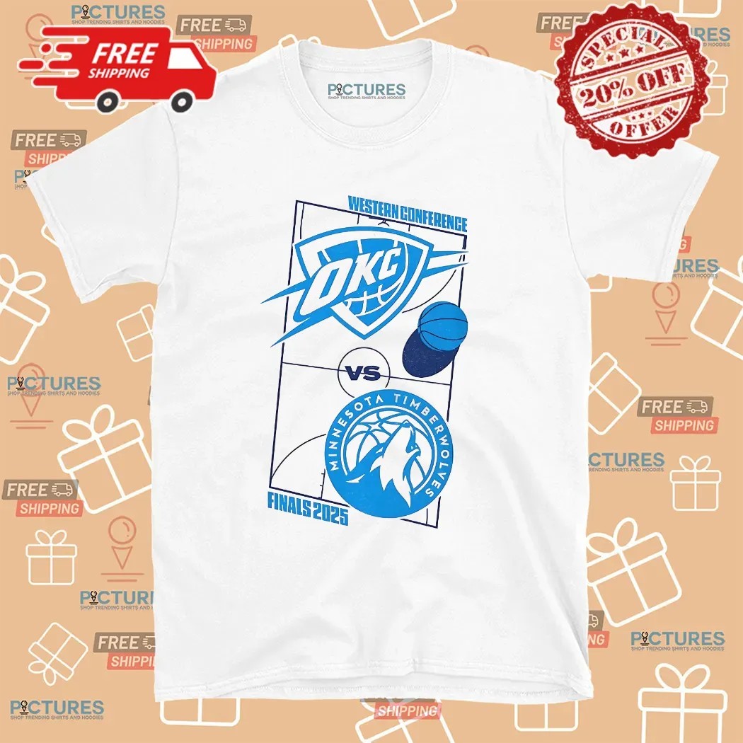 Oklahoma City Thunder vs Minnesota Timberwolves Western Conference Finals 2025 T Shirt