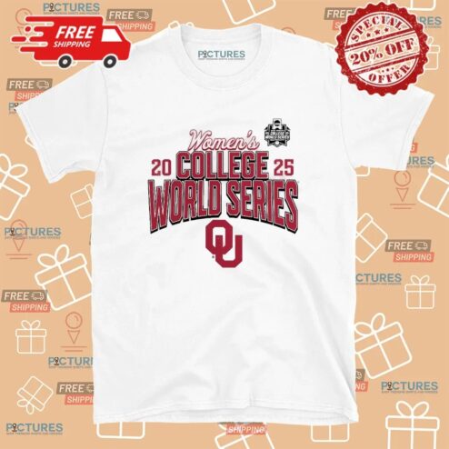 Oklahoma Sooners 2025 NCAA Softball Women’s College World Series T Shirt