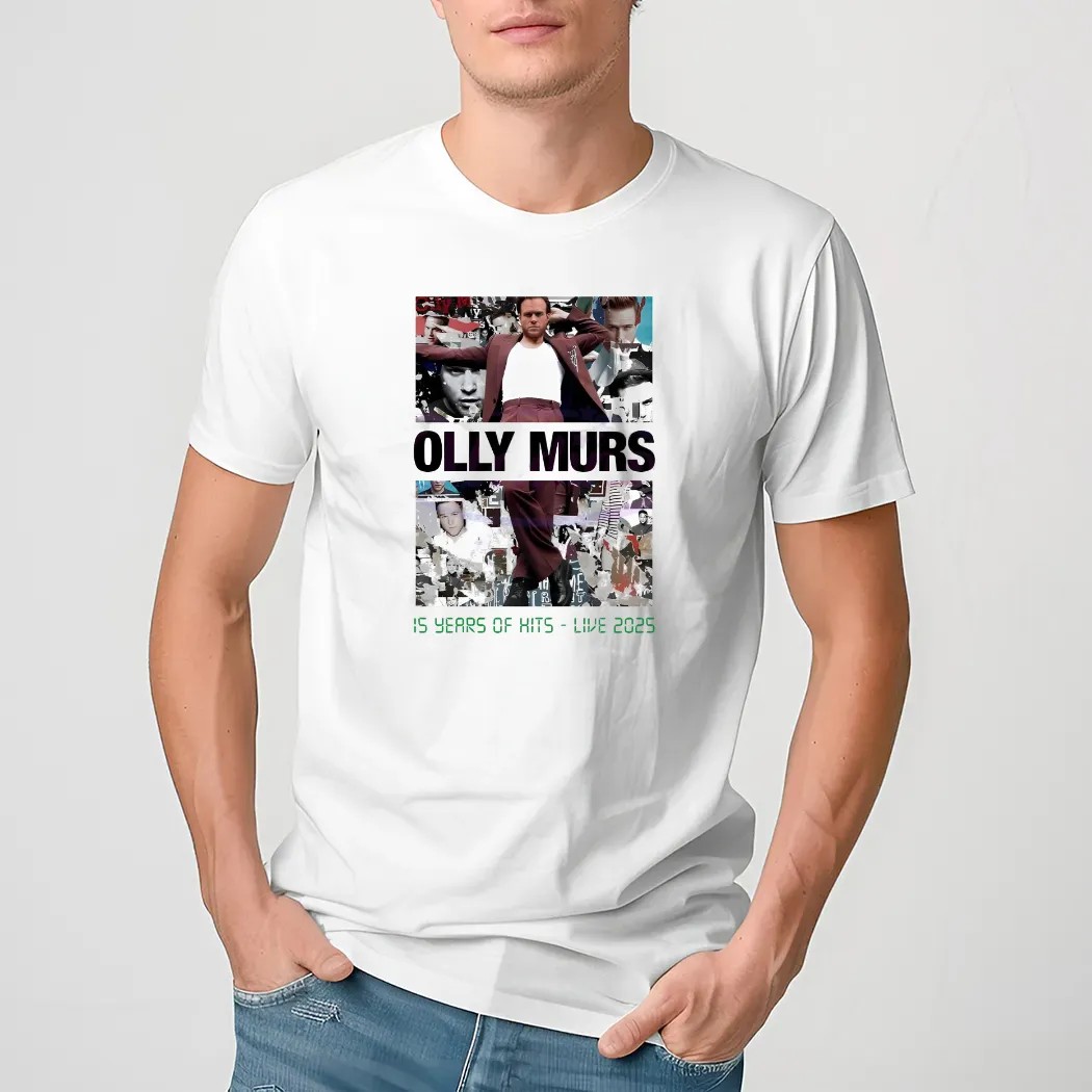Olly Murs 15 Years Of Hits Live 2025 Collage T Shirt