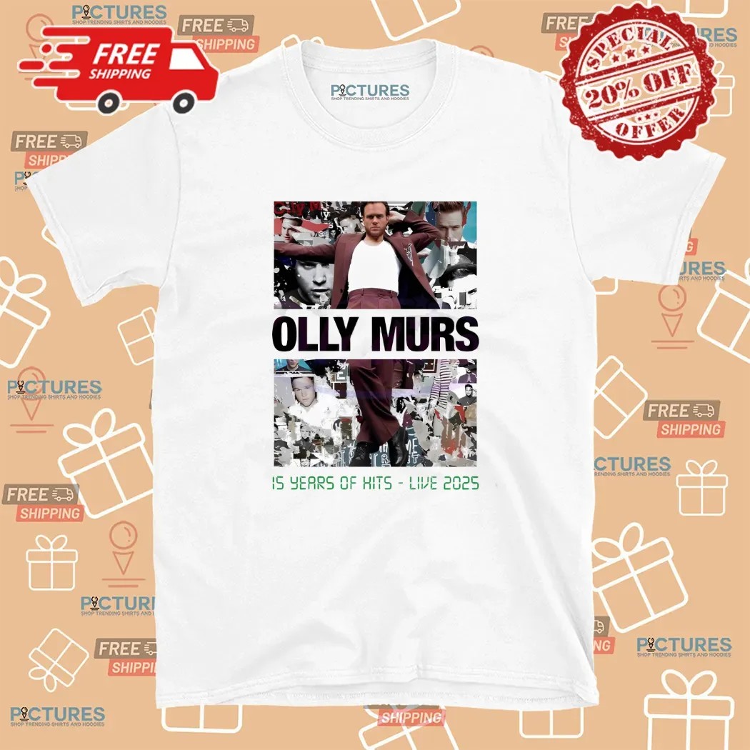 Olly Murs 15 Years Of Hits Live 2025 Collage T Shirt