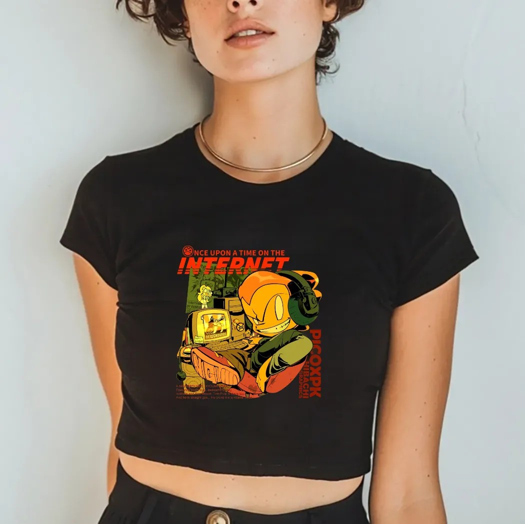 Once Upon A Time On The Internet Picoxpk Hibachi Graphics 2025 T Shirt