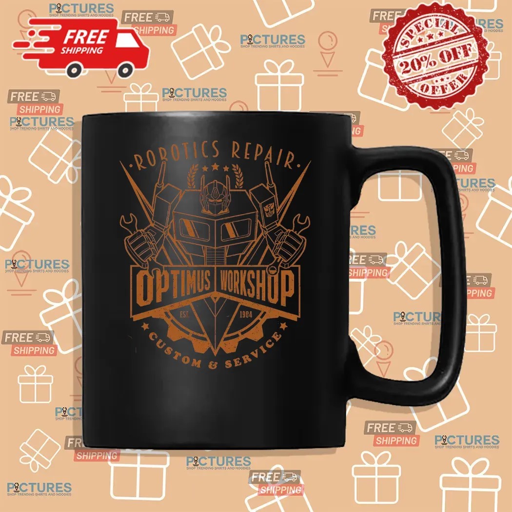 Optimus Workshop Robotics Repair Custom & Service EST. 1984 Shirt Optimus Workshop Robotics Repair Custom & Service EST. 1984 Shirt