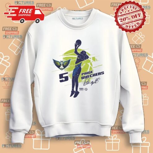 Paige Bueckers Dallas Wings WNBA 2025 Signature Shirt