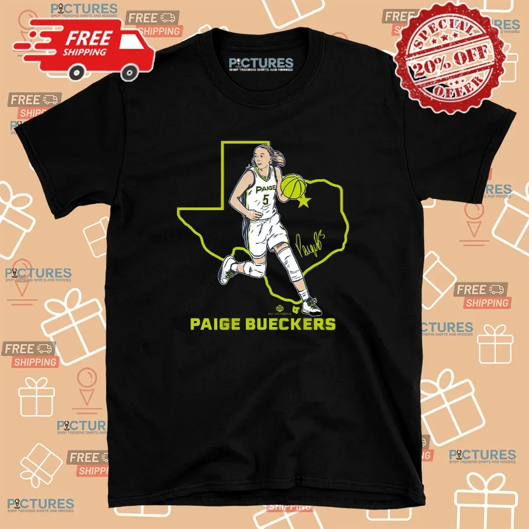 Paige Bueckers State Star Pose Dallas Shirt