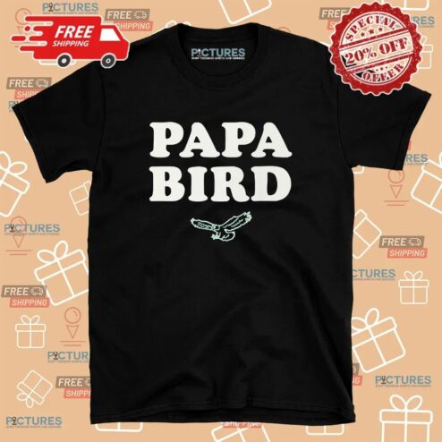 Philadelphia Eagles Papa Bird Father's Day T Shirt