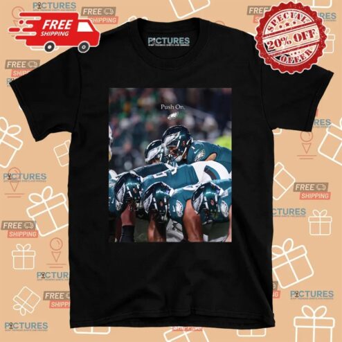 Philadelphia Eagles Push On Photo T Shirt