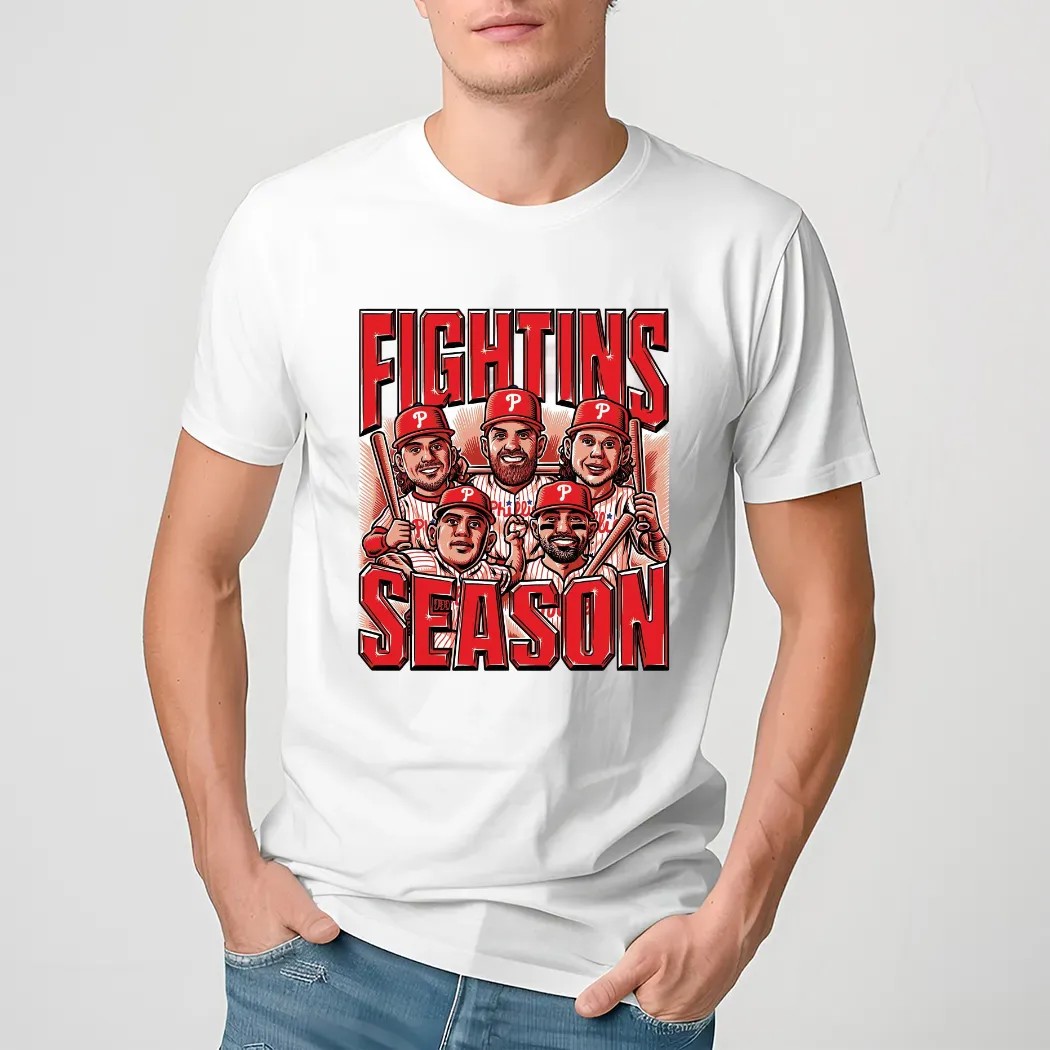 Philadelphia Phillies Fightins Season Graphic Vintage Bootleg T Shirt