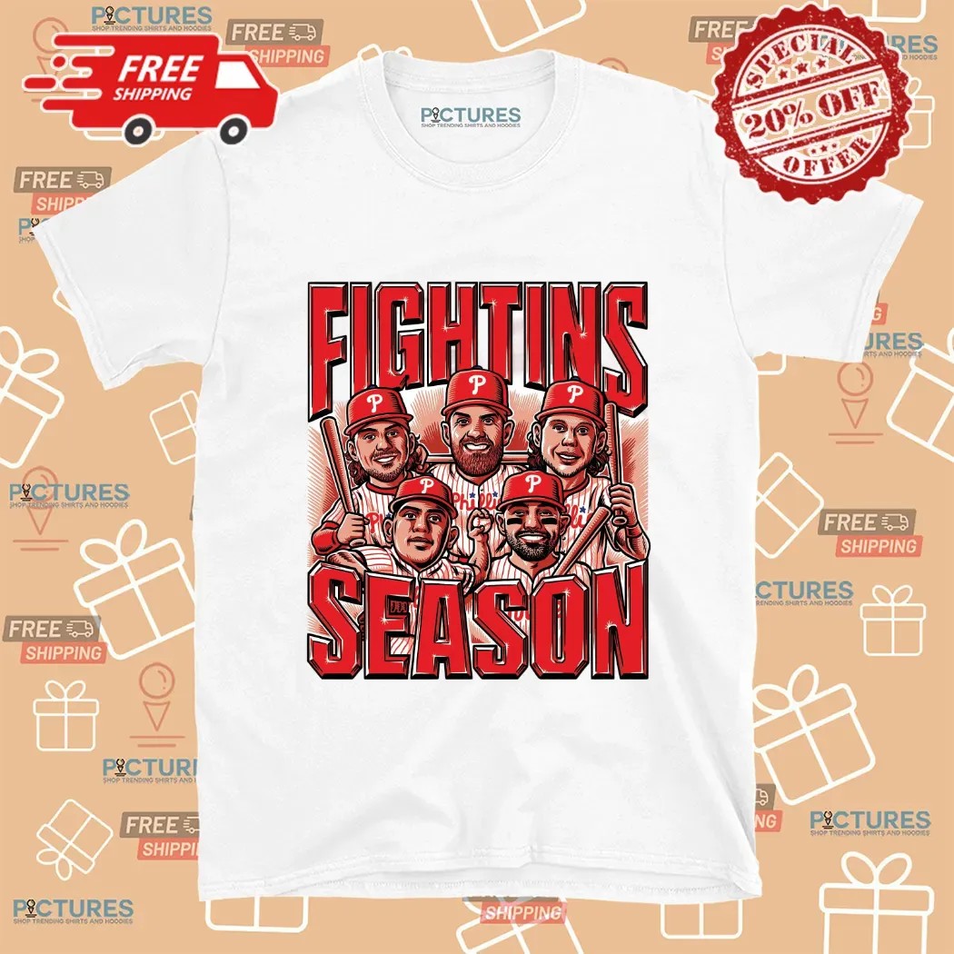 Philadelphia Phillies Fightins Season Graphic Vintage Bootleg T Shirt