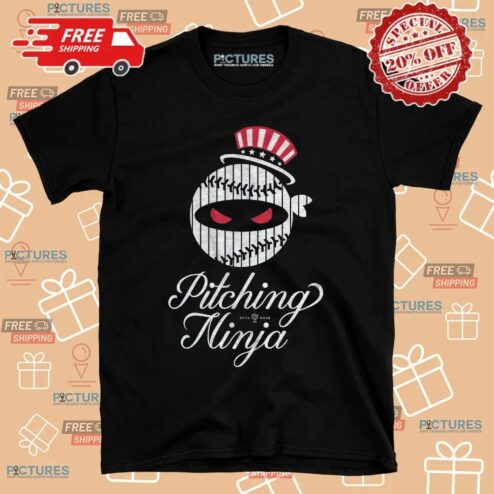 Pitching Ninja Top Hat Version T Shirt