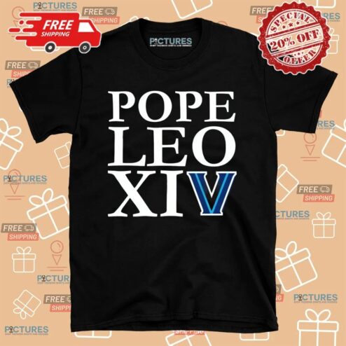 Pope Leo XIV Vatican City New Pope V for Vatican Shirt