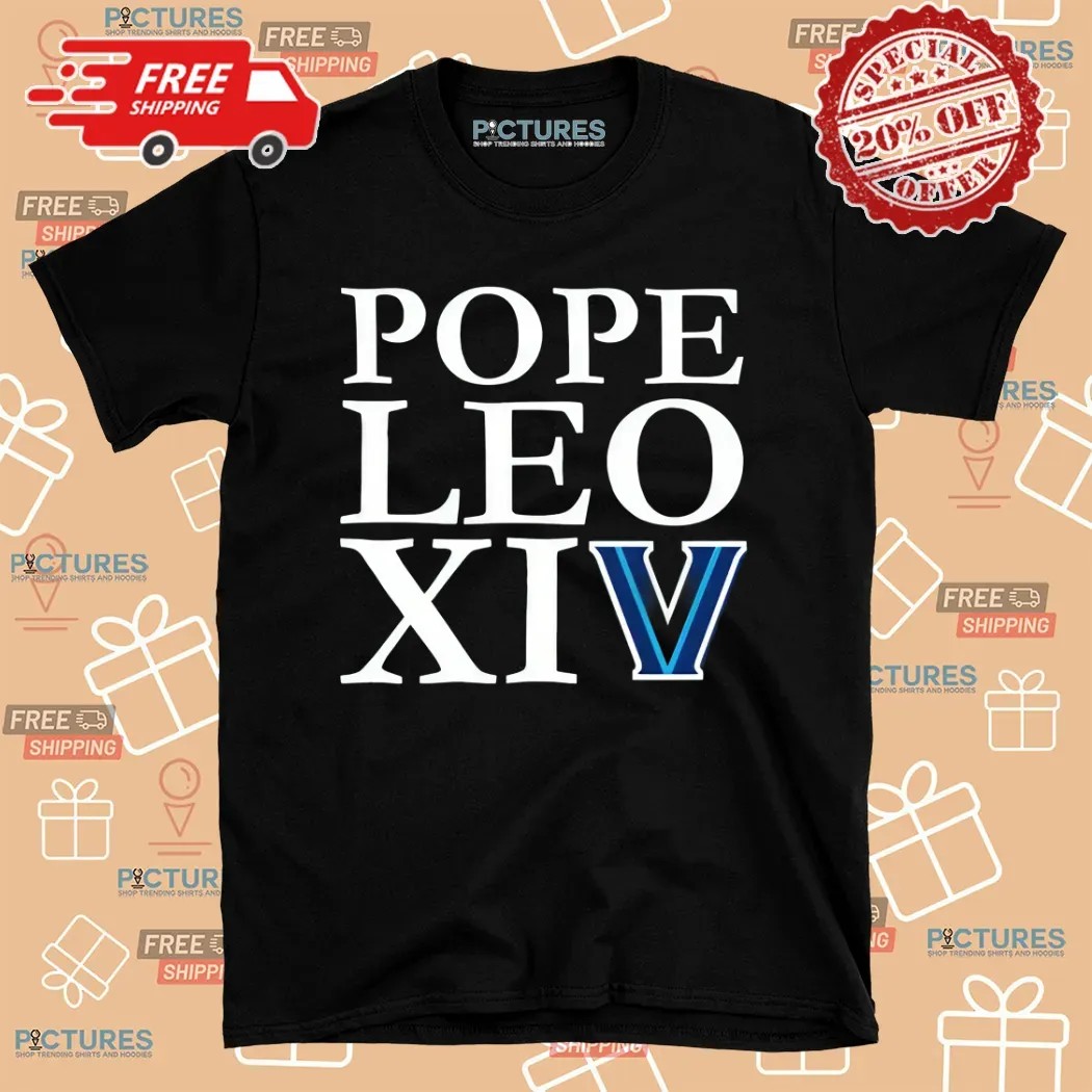 Pope Leo XIV Vatican City New Pope V for Vatican Shirt