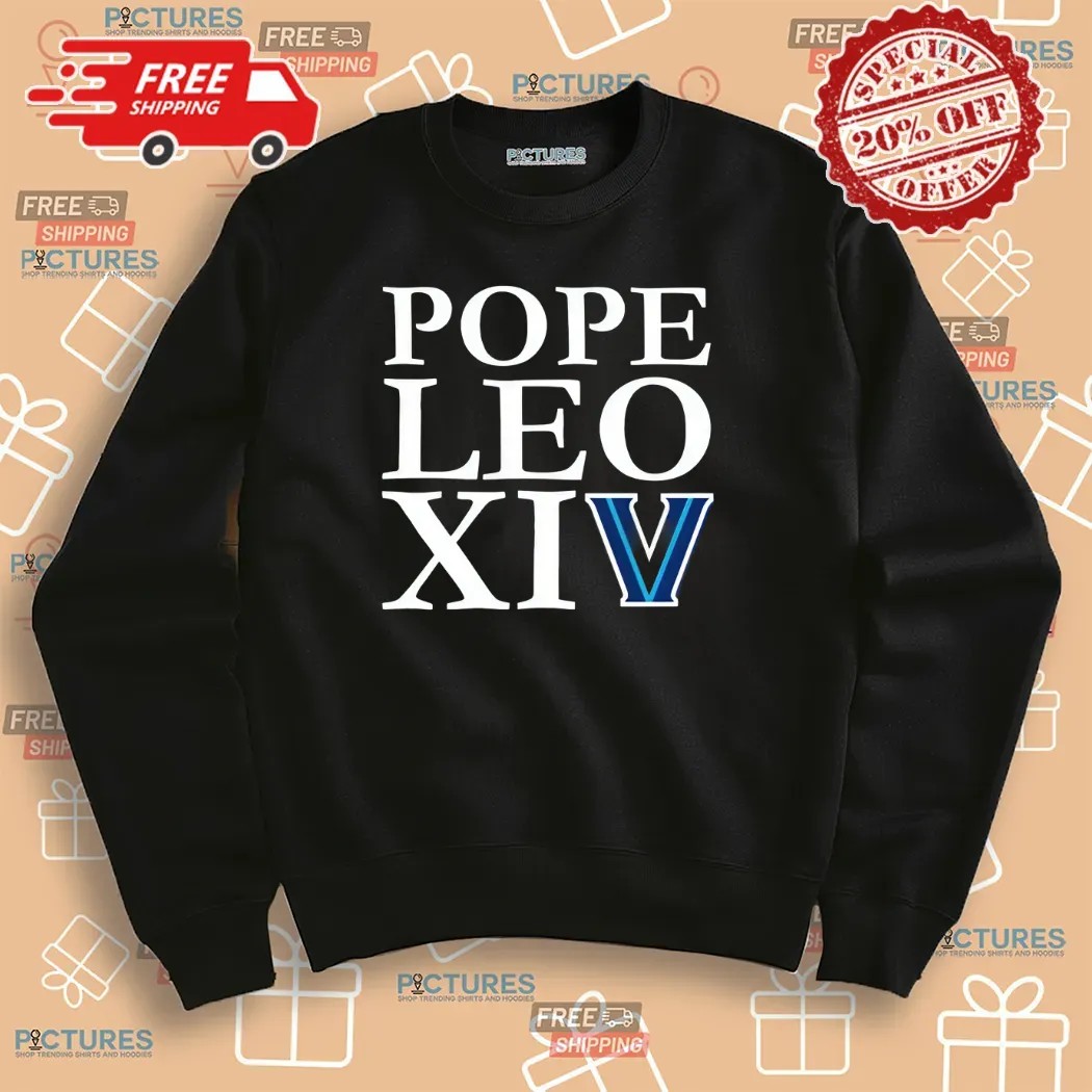 Pope Leo XIV Vatican City New Pope V for Vatican Shirt