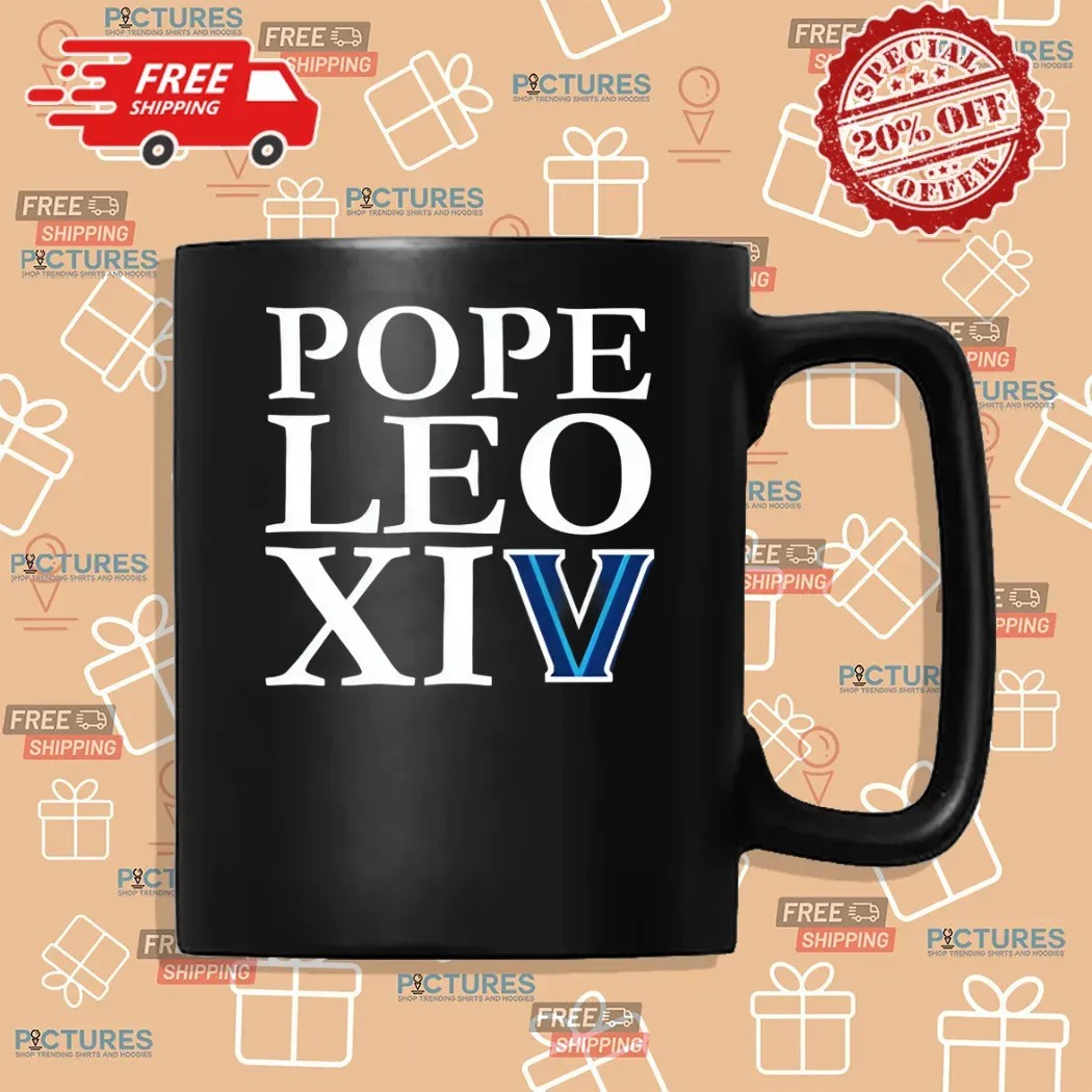 Pope Leo XIV Vatican City New Pope V for Vatican Shirt