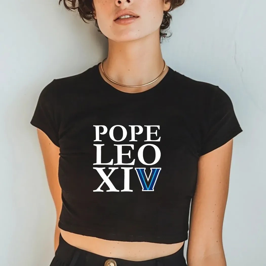 Pope Leo XIV Vatican City New Pope V for Vatican Shirt