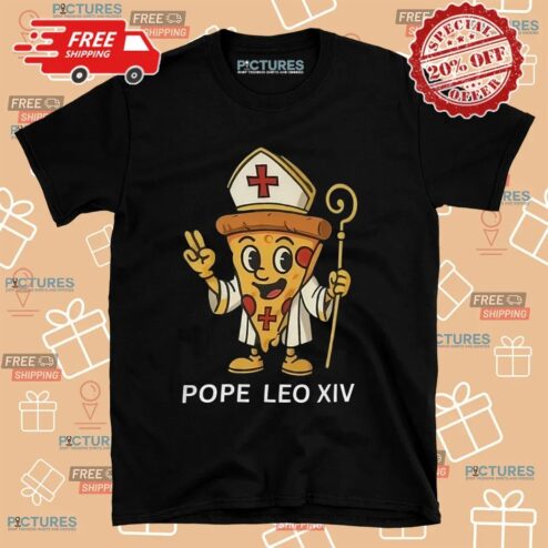 Pope Leo Xiv Robert Prevost Pope American Pope Pizza Shirt